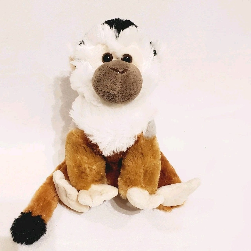 Fiesta‎ 8.5" Squirrel Monkey Plush Brown Black Realistic